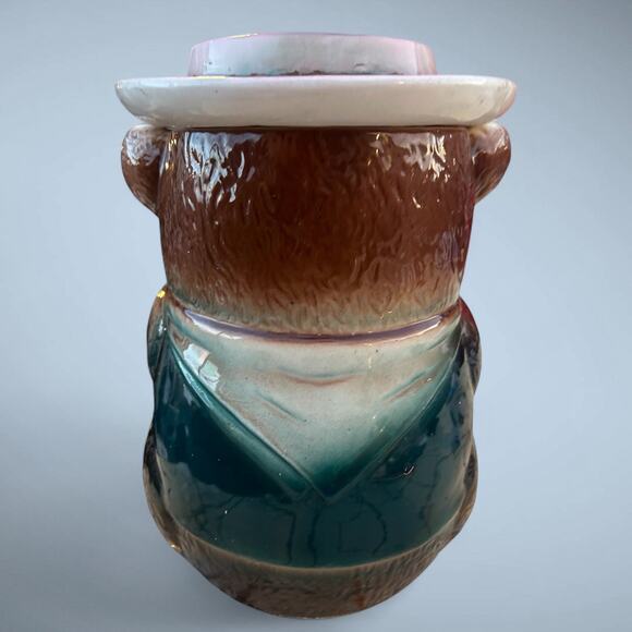 Vintage Kitschy Cartoon Animal Cookie Jar-Beaver/Bear-Mid Century Kitchen Decor - Picture 5 of 5